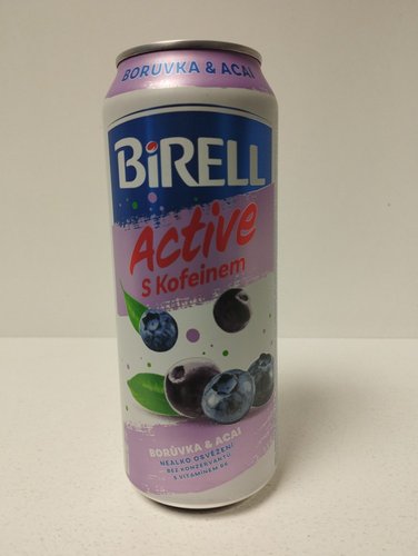 Birell Active Borvka &amp; Acai s kofeinem 0,5 l