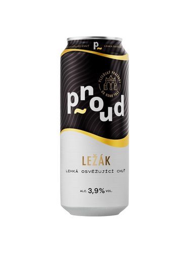 Pivo plech Proud 0,5l ochucen lek 3,9%