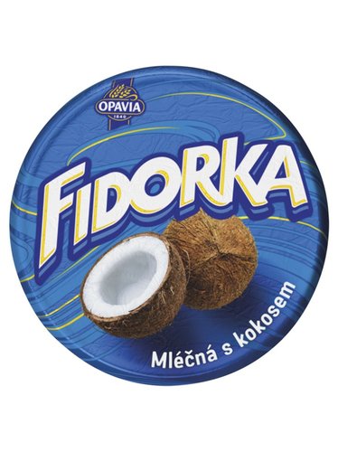 Opavia Fidorka Mln s kokosem 30 g