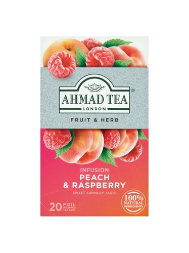 Ahmad Tea Infusion Peach &amp; Raspberry 20 x 1,8 g