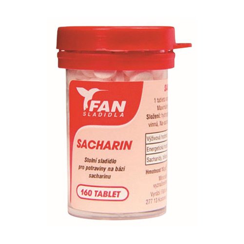 Sladidlo sacharin 10 g / 160 tablet FAN