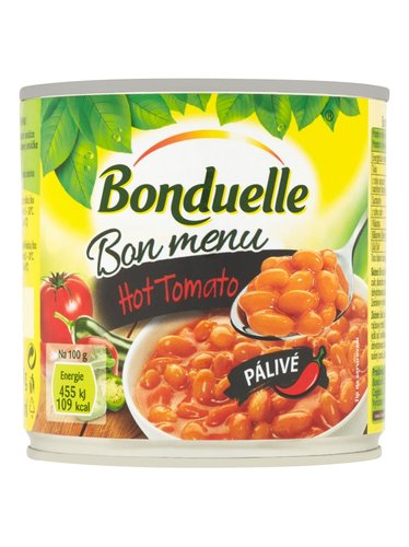 Fazole bl v rajatov omce Hot Tomato 430 g Bonduelle