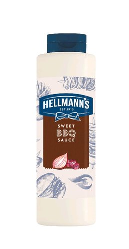 Hellmanns BBQ omka 950 g